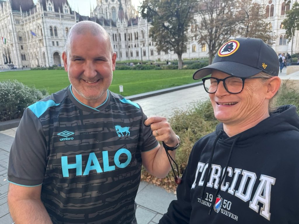 After waiting 21 years for his first D.I.C.K. Rallings graps the inaugural H.A.R.D.D.I.C.K title in Hungary's parliament square.